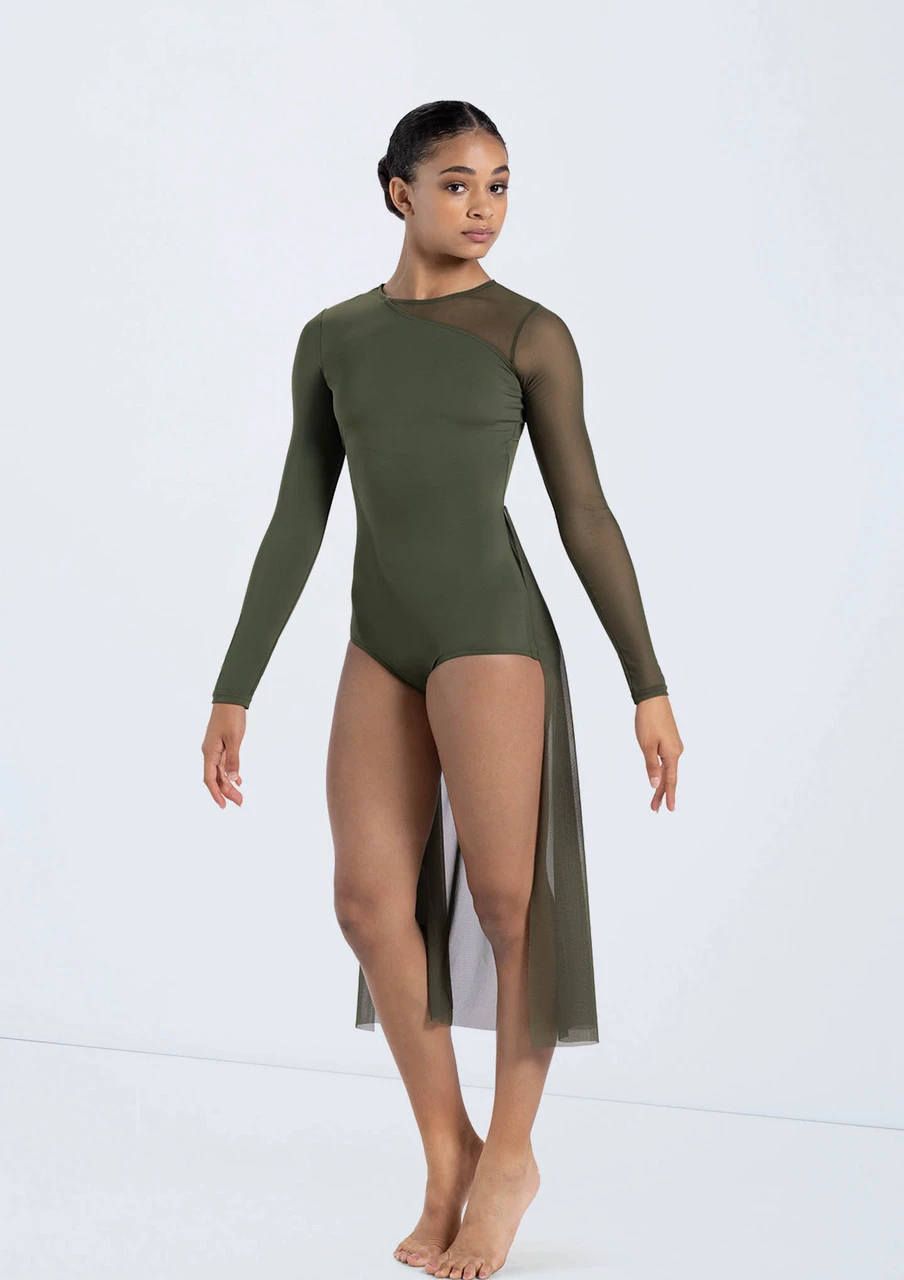 Weissman Long Sleeve Back Panel Leotard - Image 6