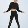 Weissman Long Sleeve Cropped Hoodie