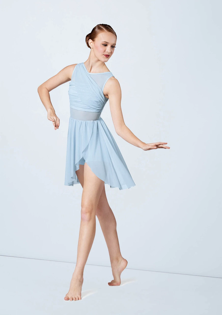 Weissman Mesh Wrap Dress