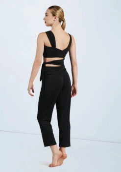 Weissman Cropped Cutout Jumpsuit