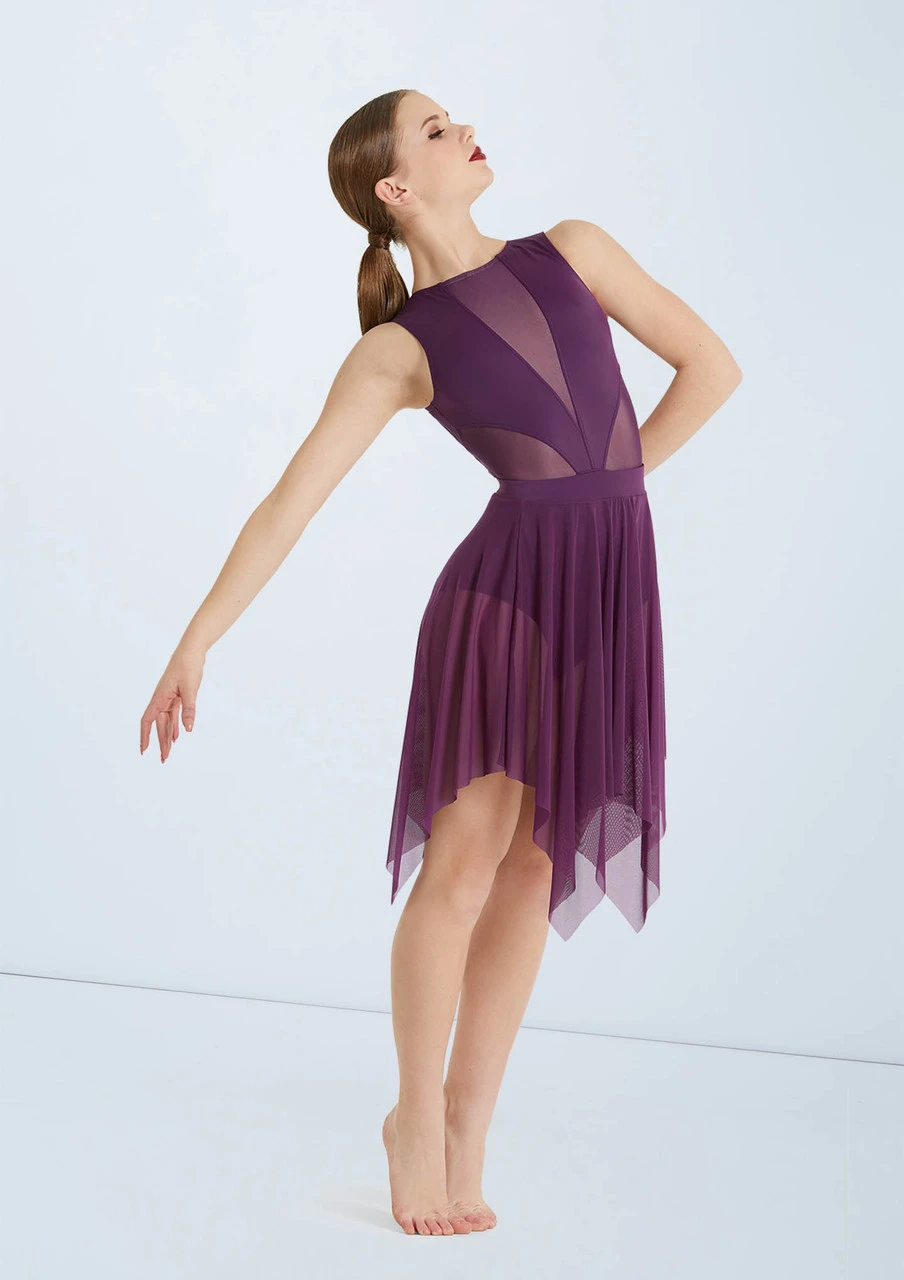 Weissman Sleeveless Illusion Leotard - Image 2