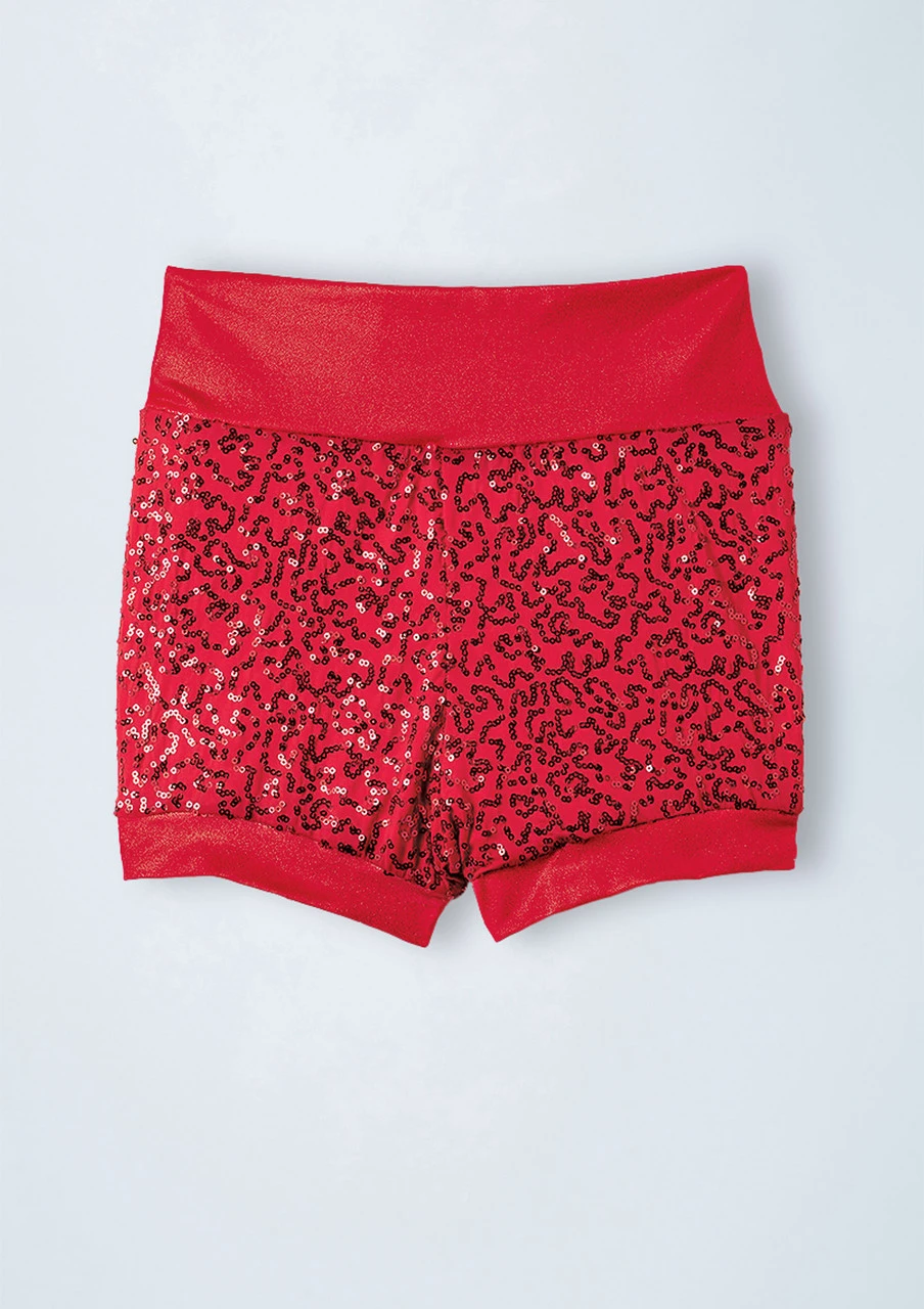 Weissman High Waist Sequin Shorts - Image 2