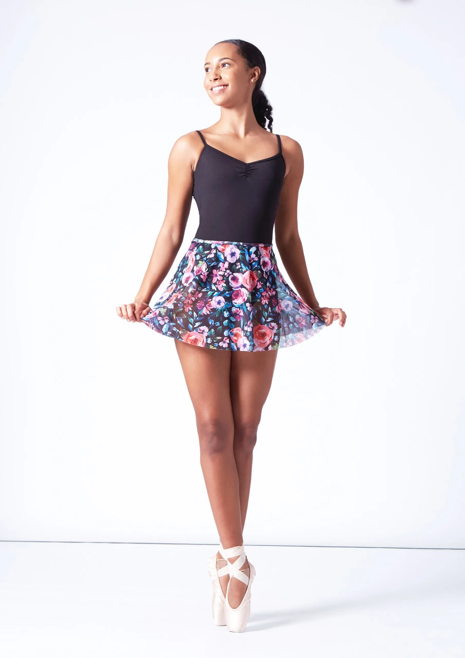 Bloch Floral Print Skirt - Navy - Image 3