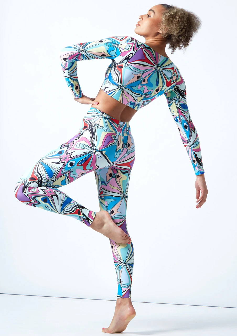 Move Dance Venus High Waisted Leggings - Marble - Image 3